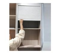 HAIXHX Porte AccordéOn Interieur 16 20 24 28 32 Pouces de Largeur, Porte roulante pour Placard/Buffet, Portes coulissantes en Plastique Personnalisables avec Rail(16x39inch/40.6x99.1cm)