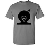 HAIYANG Pete Rock Afro - Hip Hop Rap Early Music - T-shirt en coton pour homme, Noir , 3XL
