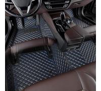 HAIYUN Cuir Tapis de Voiture sur Mesure pour Renault Arkana 2021-2022 2023 2024 2025, Protection Contre Tous Les Temps Imperméables Antidérapant de Sol Moquette,C-Black/Blue