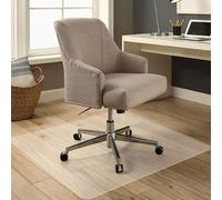 haiyusm Desk Chair Mat Transparent Floor Protection Office Underlay for Carpets PVC Floor Protection Mat for Hard Floors Various Non-Slip 1.5 mm (90cm×100cm)