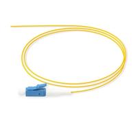 HAIZHI 50 pièces LC connecteur Pigtail 1.5 M monomode G657A2 multimode OM2/OM3/OM4/OM5 0.9mm LSZH Veste Fiber Optique Pigtail Personnalisable(LC UPC G657A2)