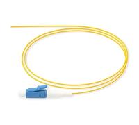 HAIZHI 50 pièces LC connecteur Pigtail 1.5 M monomode G657A2 multimode OM2/OM3/OM4/OM5 0.9mm LSZH Veste Fiber Optique Pigtail Personnalisable(LC UPC OM3)