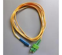HAIZHI Câble à Fibres optiques LC/UPC-SC 1/2/5/7M 2.0mm, câble d'extension d'intérieur FTTH monomode Double cœur, Support personnalisé(LC UPC SC A 5M)
