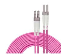 HAIZHI FTTH LC à LC UPC OM4 2M Cordon de Brassage Multimode Duplex 2.0MM diamètre 2M Cordon de Brassage à Fibres optiques(2M 10PCS)