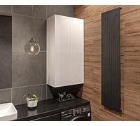 HAJDUK FURNITURE Armoire Toilette Blanc 60x120x34 cm, Meuble Salle de Bain, 3 Étagères Armoire Murale Toilette Meuble WC Suspendu, Grand Espace de Rangement