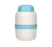 HAJHI Coupe Medicaments Quart/Moitié Coupe Comprimé Précis Réglable Coupe Cachet Caché Lame Boîte De Rangement Pour Personnes âgées Enfants(Bleu)