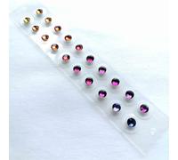 HAJHI Graines D'oreille Cristal Pression Stimulation Oreille Presse Graines Acupuncture 20/40 Pièces Pour Graines Auriculaires La Relaxation Quotidienne Réflexologie(B-40pcs)