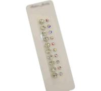 HAJHI Oreille Presse Graines Acupuncture Décoration Graines D'oreille Pour Détente équilibre Santé Acupuncture Oreille Portable Auriculotherapie(20pcs)