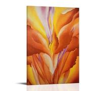 HAJIDEMA Poster Georgia O'Keeffe - Impression sur toile - Décoration d'intérieur - Décoration moderne - 30 x 45 cm