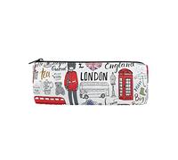 HaJie Trousse à crayons London City Bridge Big Ben avec fermeture éclair pour filles, garçons, enfants, femmes et hommes