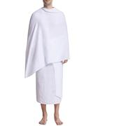 Hajj Umrah Ihram Ensemble de 2 pièces pour homme, serviette de prière respirante à séchage rapide, vêtement de culte et tenue rituelle, vêtements de hajj pour femmes et adultes