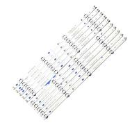 HAJMGUMC Bande de rétro-éclairage LED Fit For LG 55UJ6309 55UJ635V 55UJ634V 55UJ630V 55LJ5550 55UJ6300 55UK6100PLB 55UJ63_A B Eav63632405 EAV63673005