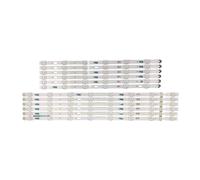 HAJMGUMC Bande de rétro-éclairage LED Fit For Samsung, 12 pièces, 55 pouces, UE55KU6020K UE55KU6020U UE55KU6020W UE55KU6050K UE55KU6070U UE55KU6072U UE55KU6075U