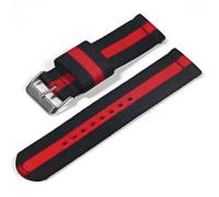 HAJMGUMC Bracelet de montre en Nylon 22mm, Fit For Samsung Galaxy watch 46mm 42mm Active2 Active1 Gear S3 frontier Sports, bang en nylon(151-Silver)