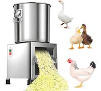 HajMyrdonyx Broyeur Domestique Compact en Acier Inoxydable 3500 TR/Min, Coupe-Légumes Électrique, Hachoir, Transformateur D'aliments pour Volailles, Capacité 50-120 Kg/H, pour Fermes, L'Élevage