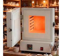 HajMyrdonyx Four De Déparaffinage Électrique Fermé en Fibre Céramique 1150℃ 2000w, Four De Fusion Intelligent Intégré pour Traitement des Bijoux Et La Fabrication De Bijoux