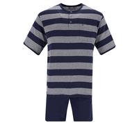 HAJO Pyjama court marine / gris, Taille M
