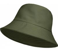 HAJRA® Chapeau bob unisexe en coton uni, idéal pour la chasse, la randonnée, le camping, la pêche, les vacances. Chapeau cloche pour homme, femme, adolescent. 56-58 cm, vert olive, taille unique