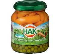 Hak Petits Pois Extra Fins & Carottes 230g (lot de 12)