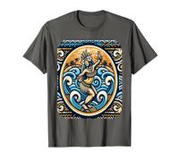 Haka Dance Tenue polynésienne néo-zélandaise Culture maorie T-Shirt, Homme, Asphalte, XL