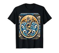 Haka Dance Tenue polynésienne néo-zélandaise Culture maorie T-Shirt, Homme, Noir, XL