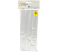 Hakdsy W9120161 Lot de 150 Sacs de fête Transparents, Farblos, 1 stück (1er Pack)