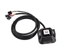 Hakeeta Bouton d'alimentation de Bureau, Bouton de Bureau avec USB 2.0, Bouton de réinitialisation de l'alimentation avec Interface Audio et Microphone