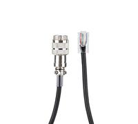 Hakeeta Câble de Conversion 8 Broches mâle vers RJ-45 pour Yaesu FT-450D FT-897D FT-991 FT-891 Compatible avec différents Types de Microphones