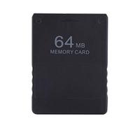 Hakeeta Carte mémoire pour PS2, 8M-256M Carte mémoire Haute Vitesse de Jeu pour Sony Playstation 2 PS2.Jeux Accessoires pour Sauvegarder des Jeux et informations(64M)