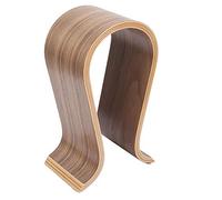 Hakeeta Pied pour Casque en Bois, épais et épais, de Type U, pour Toutes Les Tailles de Casques, antidérapant, Support de Casque
