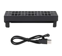 Hakeeta Ventilateur de Refroidissement pour PS4,Ventilateur de contrôle de température pour PS4,Ventilateur Externe USB avec 3 Ports,Faible Bruit,pour l'hôte Slim