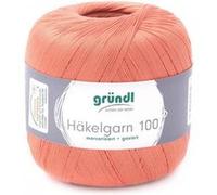HAKELGARN 100 fil coton à crocheter - Grundl - certifié Oeko-Tex(...) - 119 Orange 119 Orange G