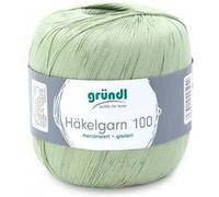 HAKELGARN 100 fil coton à crocheter - Grundl - certifié Oeko-Tex(...) - 123 Vert 123 Vert G