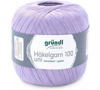 HAKELGARN 100 fil coton à crocheter - Grundl - certifié Oeko-Tex(...) - 126 Violet 126 Violet G