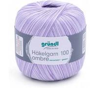 HAKELGARN 100 OMBRE fil coton à crocheter - Gründl - certifié Oeko-Tex(...) - 2 Violet