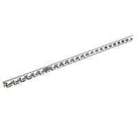 Hakenleiste 100cm Edelstahl für PVC-Vorhang