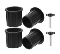 HAKIDZEL 1 Ensemble Couvercles de Base de Parasol Silicone pour Stabiliser Parasols de Terrasse Accessoires Pratiques pour Éviter Instabilités et Résister Aux Intempéries