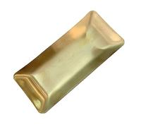 HAKIDZEL 1 Pièce 304 porte-serviettes en acier inoxydable les serviettes bac d'évier bougies coiffeuse assiettes rectangulaires plateau à mouchoirs miniature comptoir or rose