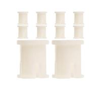 HAKIDZEL 10 Inserts de Douille de Roulette en Plastique pour Chaise à Roulette, Manchon Robuste et Antidérapant, Pack de 10 pour Meubles et Fauteuils Pivotants