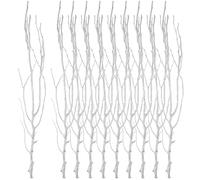 HAKIDZEL 10 Pièces Brindilles Bois Blanches Décoration, Branches Décoration en Bois Naturel, Accessoires pour Arrangement Floral DIY et Anniversaires