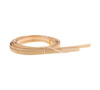HAKIDZEL 10 Pièces de Bandes de Vannerie en Canne en Bambou Beige Faites la Main, Longues et Résistantes, pour Arrangements Floraux et Réparation de Meubles
