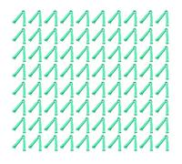 HAKIDZEL 100 Clips pour Cordon Ombilical Jetables pour Animaux -nés, Design Dentelé Antidérapant en Pp, Kit de Mise Bas pour L'élevage en Maternité Couleur Aléatoire Plusieurs styles