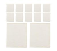 HAKIDZEL 12 Paquet Filtrants en Coton Réutilisables Fine Maille, 12 Pièces, pour Infusion de Thé, Café, Épices et Soupe, Confortables et Solide Cuisine