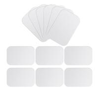 HAKIDZEL 12 Pièces Plaque Magnétique pour Coque de Téléphone, Fer Argenté | Adhésif Facile, Support Magnétique, Format Ultra Fin, pour Smartphones et Usage Quotidien