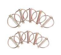 HAKIDZEL 15 Pièces Goupille De Verrouillage Pour Camions Avec Anneau Goupille De Fixation Renforcée De Blocage Arbre