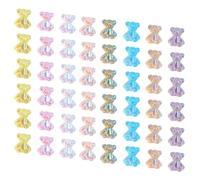 HAKIDZEL 160 Pièces Décorations Ongles en Résine Ours Aurore Boréale, Accessoires Manucure Sûrs et Délicats pour Nail Art