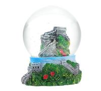 HAKIDZEL 1pièce Boule de Cristal Réglée Thème du Mur de Chine Résine Décoration Murale pour Maison Bureau Souvenir Touristique Modèle Aléatoire Intérieur du Mur de Chine Plusieurs Styles
