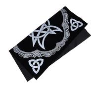 HAKIDZEL 1pièce Nappe de Table Autel Pentagramme Flanelle Légère pour Outils de Divination et Accessoires Tarot Portable et Pratique