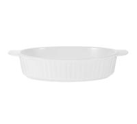 HAKIDZEL 1pièce Plat de Cuisson Céramique à Double Anse Résistant Haute Température pour Fromage Snack Dessert et Cuisson Four Utilisation Quotidienne et Repas Variés