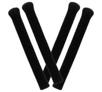 HAKIDZEL 2 Paires de Coussinets Oreilles pour Lunettes en Nylon Anlun, Protection Antidérapante et Confort Élastique, Accessoires Stylés pour Lunettes de Tricot Noir